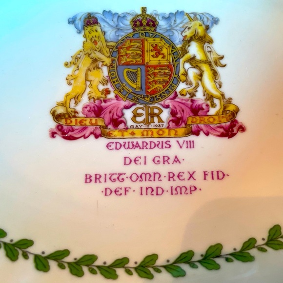👑HP👑King Edward VIII 1937 Coronation Bowl with Handles - Picture 3 of 7
